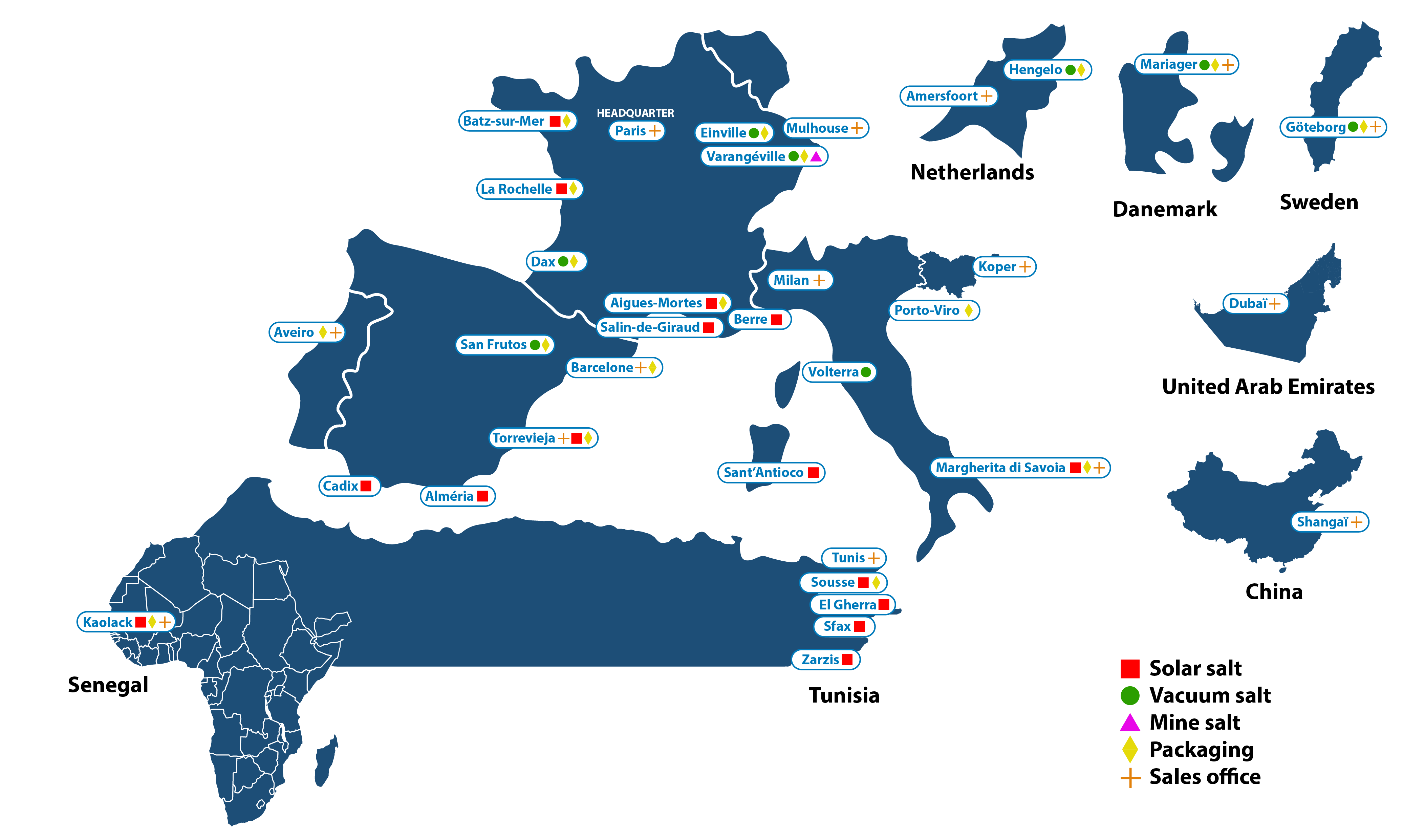 carte sites salins
